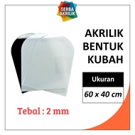 Acrylic Dome 40x60cm Dome/ 40 x 60 cm Acrylic/ Greeting Board/ Frame/