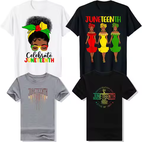 Juneteenth I Am The Storm Black Melanin Women T-Shirt Messy Bun Celebrate Afro American African 1865
