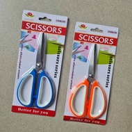 GUNTING SERBA GUNA GAGANG KARET WARNA K-12 JIANG MING 15CM L2201