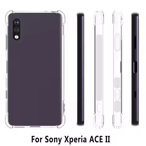 For Sony Xperia Ace 2 II SO-41B Case Air Cushion Shockproof Airbag Clear Silicone TPU Back Cover Cas