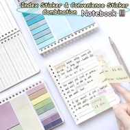 Notebook A6 Daily plan notebook Spiral Notebook School Supplies Memo Sticky Notes Set Stationery