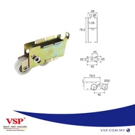 500VS-VSP-MR-001-DB / HVD Sliding Door Double Roller Standard