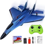 TGKYK RC Aeroplane 2CH Remote Controlled with 2.4 GHz, LED Light, Remote Control, Styrofoam Plane To