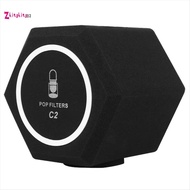 C2 Microphone -Filter Acoustic for Record Studios Mic Sound-Absorbing Foam Vocal Isolation Ball