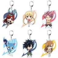Animation Merchandise Acrylic Pendant Keychain Fairy Tail Creative Jewelry