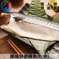 【佐佐鮮】挪威特選鯖魚片(中)(160g/包)_3包