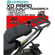 CFMOTO PAPIO XO 125 HIGH QUALITY MONORACK TOP BOX PAPIOXO125 PAPIO XO125