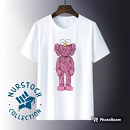 KAWS X ELMO T-SHIRT - KAWS ELMO T-SHIRT - KAWS CLOTHES - UNISEX T-SHIRT - COTTON COMBAD 30s