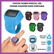 Digital Tasbih Mini Plain LED Dhikr Ring Zikir Ring