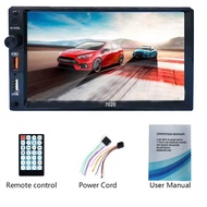(พร้อมกล้อง) เครื่องเสียงรถยนต์ 7 นิ้ว 2 din HD รถวิทยุบลูทูธ FM เครื่องเสียงรถยนต์ MP5 เครื่องเล่นม