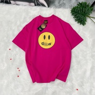 D.r.e.w smiley face T-shirt 100% cotton 2-way Unisex Form for Men and Women - FULL PRODUCTS WITH TAG