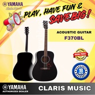 YAMAHA F370BL ACOUSTIC FOLK GUITAR-NEW UNIT(MODEL: F370BL / F-370BL / F 370BLACK)-BASIC