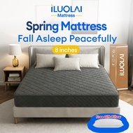 8-Inch Pocket Spring Mattress Hilton Hotel Quality Spinal Support Comfortable Sleep Home Bedroom