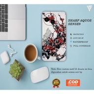SHARP AQUOS SENSE 9 HANDPHONE GARSKIN FREE CUSTOM CONTENTS 2 PCS