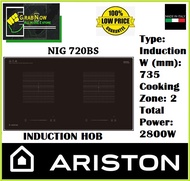 ARISTON NIG 720BS INDCUCTION HOB  SCOTT CERAN GLASS   Made in Italy  Local Warranty  Low Price