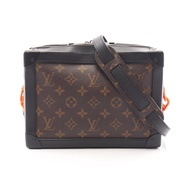 【二手】LOUIS VUITTONSoft Trunk 男士單肩包，Monogram Solar Ray 圖案，M44427，PVC 塗層帆布，皮革材質