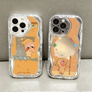 Twinkle Star Cartoon Character Cute Cartoon Print Makeup Mirror Shockproof Soft Cover Realme C71 Not