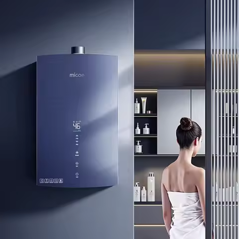 MICOE 16L to 13L Adjustable Natural Gas Water Heater Household Constant Temperature Boosting Instant