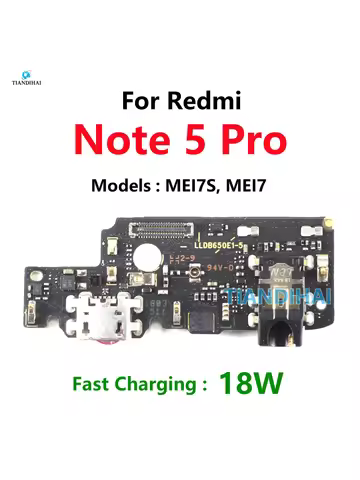 Charging Board Dock Connector USB Plug Charger Port Tail Flex Cable Microphone Board For Xiaomi Redm