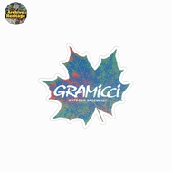 Gramicci Leaf logo brand clothing outdoor sticker