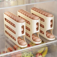 4 Tier Ladder Egg Carton Storage Refrigerator Side Organizer Automatic Door Slide Capacity C4e2