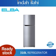 Elba 310L Fridge Refrigerator Peti Sejuk 2 Pintu ER-G3125(SV)