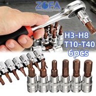 MATA 6pcs Torx Sock/set Hex Bit Socket Wrench EyeBINTANG