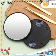 OLINI Makeup Mirror, 5x/10x/15x Round Magnification Mirror, With Suction Cup Blackhead Magnifying Mi
