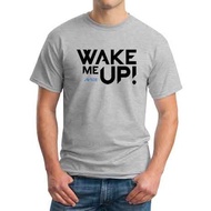 Baju-T Kaos Avicii Wake Me Up T-Shirt DJ EDM Clubbing Muzik Disk Jockey DJ Streetwear