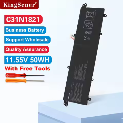 KingSener C31N1821 Laptop Battery For ASUS ZenBook S13 UX392 UX392FA UX392FN UX392FN-XS71 0B200-0321