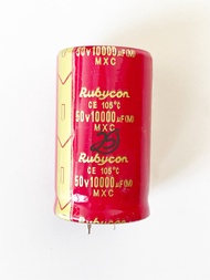 ELCO 10000UF 50V RUBYCON ASLI ORIGINAL CAPACITOR ELCO KAPASITOR ELKO 10000 UF 50 V 10.000UF