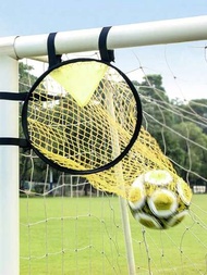 1 件裝黃色 45*60 公分足球門靶練習網用於自由球和射門訓練