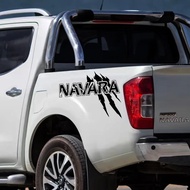 Car Claw Styling Sticker For Nissan Navara D40 Pro 4X D22 D23 D21 NP300 Trim Pickup Truck Bed Side D
