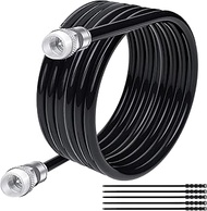 RG6 Coaxial Cable 300 Feet Indoor/Outdoor Direct Burial Coax Cable,Quad Shielded 3 GHZ 75 Ohm F81 / 