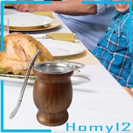 [HOMYL2] Yerba Mate Cup Kit 8 Ounces Heat Insulation Yerba Gourd Tea Cup Versatile Mate Tea Cup/gour