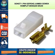 JUMBO 1 PIN SOCKET FEMALE FUSIBLING SOCKET 1 PIN SOCKET And JUMBOSkun - COMPLETE Skun