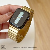 Suitable for Apple Watch Strap iwatch Strap 8 Metal Magnetic s11 Smart Wrist Strap applewatchs9