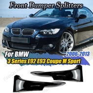 E92 E93 Front Bumper Splitters Spoiler Splitter Exterior Tuning Body Kits For BMW 3 Series E92 E93 M