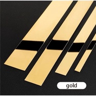 Goods List Plat Strip Roll Mirror Gold | Mirror Wall Moulding Stiker Dekorasi Dinding Lantai Keramik