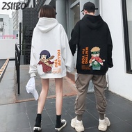 Harajuku Sweatshirt Naruto Hinata Couple wear Hoodies Unisex Casual Japanese Anime Printed Mens Hood