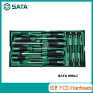SATA 09913 13PCS Combination Screwdriver Tray Set