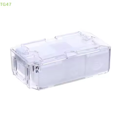 [LS]Universal Jewelry Storage Box Watch Box Men Watch Box Vintage Transparent Single Grid Watch Box 