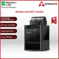 Bambu Lab H2C Combo 3D Printer | 7-Color Multi-Material Printing | Vortek Hotend System | High-Temp 
