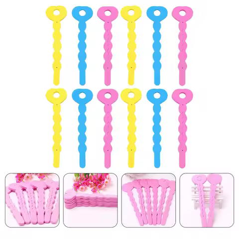 24 Pcs Sponge Curling Iron Foam Curlers Hair Rollers Setting Spray Sleeping Modeling Spiral Miss