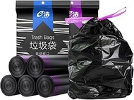 (SG Seller) Drawstring Trash Bags with Rope, 60cm X 70cm,50L Rubbish Bin Liner Dustbin Bag For Count