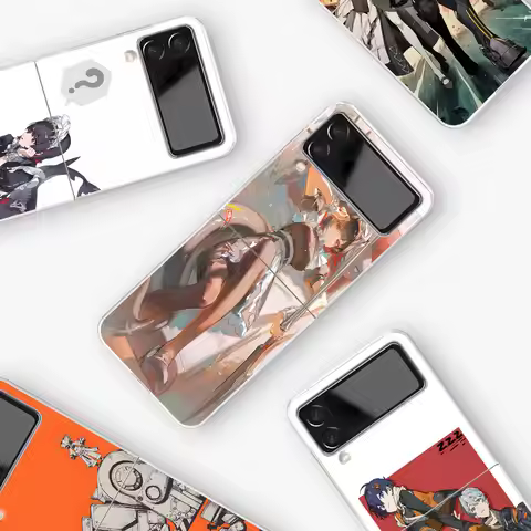 Mobile Phone Case for Samsung Galaxy Z Flip 4 3 5G Transparent TPU Cover Zflip4 Zflip3 Folding Flip4