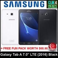 Samsung Galaxy Tab A 7.0 (2016) LTE / Black / 1 Year Warranty by Samsung Singapore