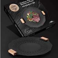 Grill Pan ALL NEW KOREAN Grill Barbecue BBQ Flat Non-Stick