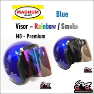 Magnum Helmet M8 With Rainbow Smoke Visor Topi Keledar M8 Premium SGV99 SGV 99 MS88