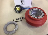 คอพวงมาลัยแต่ง บางปลอกใหญ่สีแดง HONDA (H-8AB) สำหรับรถที่มีถุงลมนิรภัย CIVIC EK 96-99,CIVIC FD 2006-